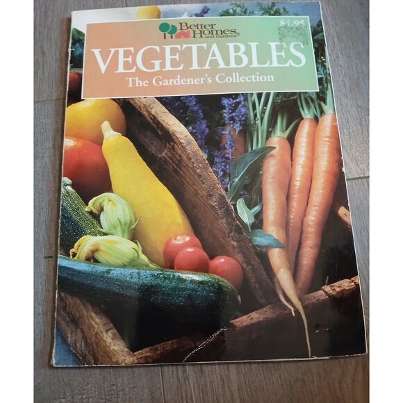 Better Homes & Gardens Vegetables The Gardener’s Collection Paperback Vintage - Picture 1 of 2